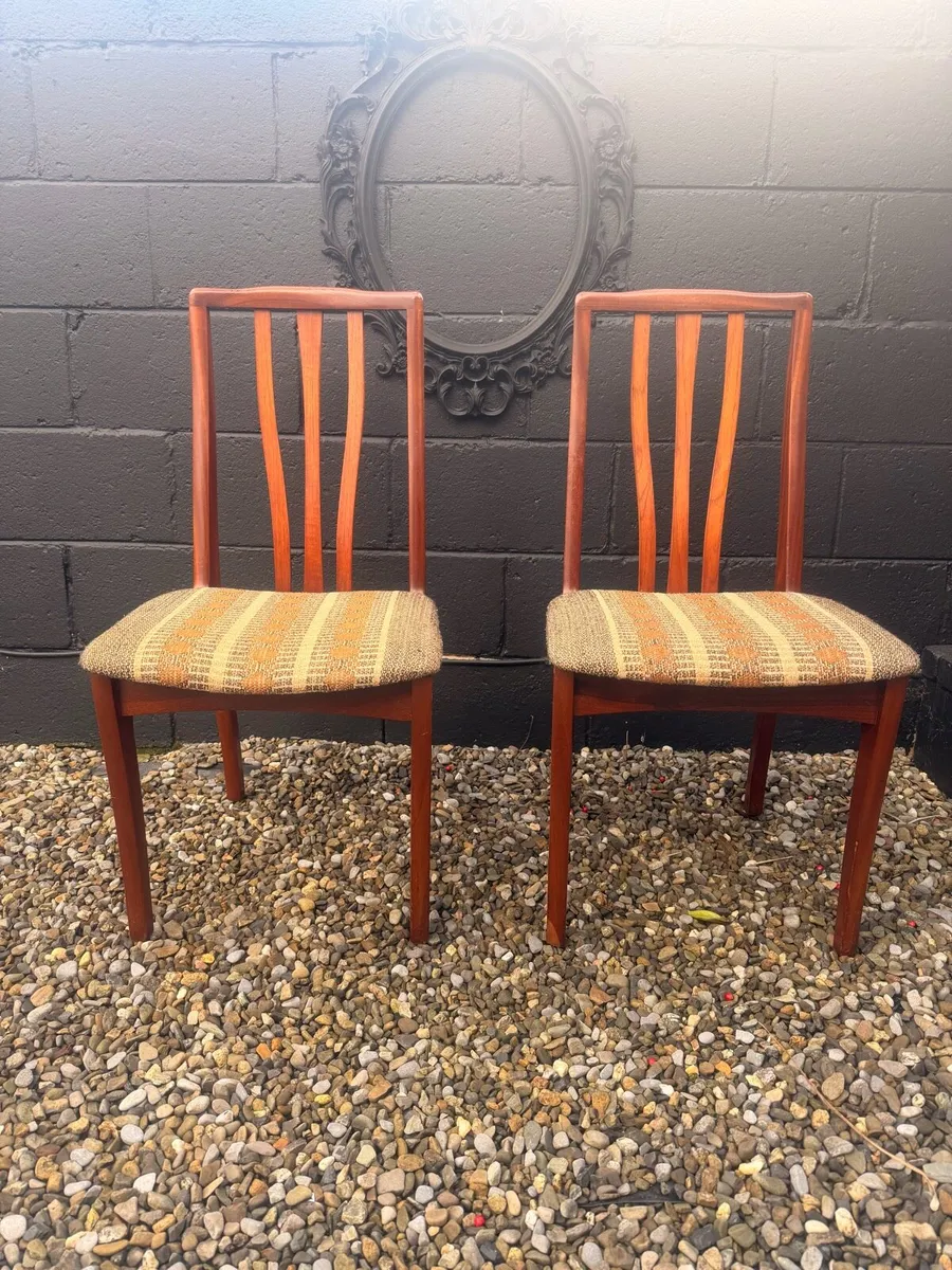 Mid Century Dining Chair x 2 - Image 1