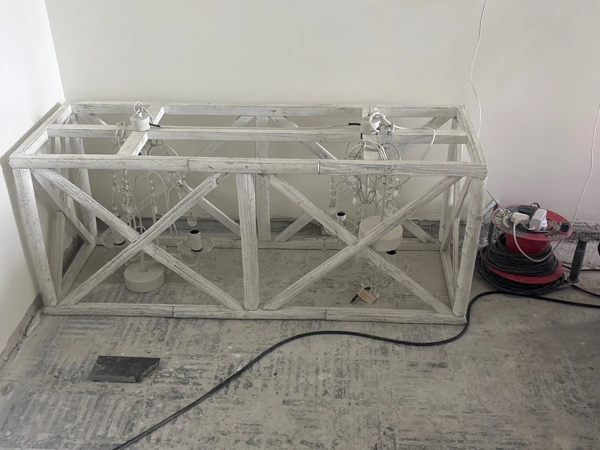 Wooden light fixture/ - Image 1