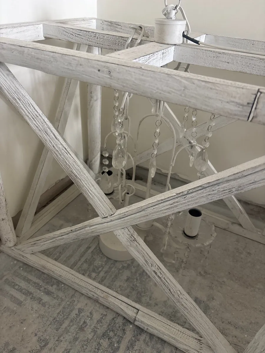 Wooden light fixture/ - Image 2