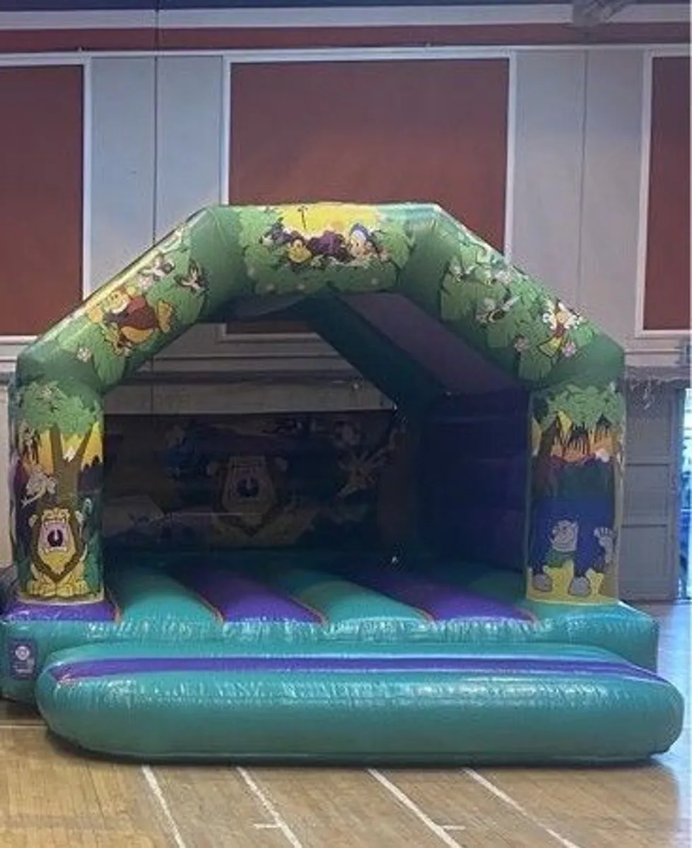 Jungle Theme Bouncy Castle 15 x 12 for Sale