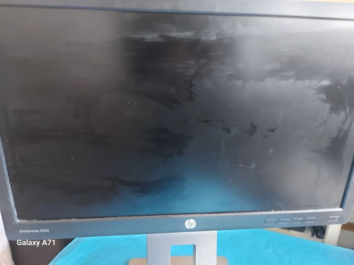 HP Elitedisplay E202 Monitor, HDMI, VGA, USB, etc, - Image 2