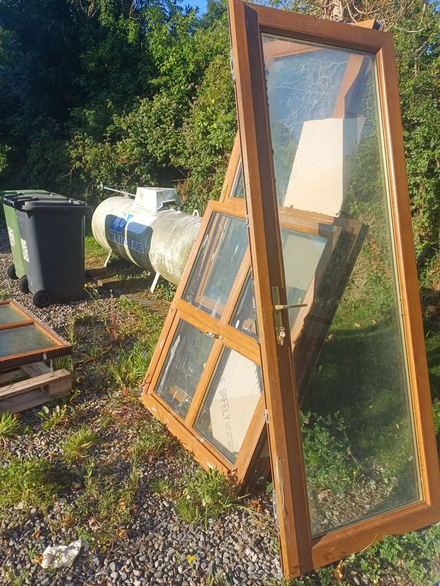 Double glazed PVC doors