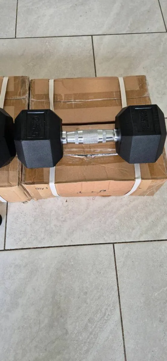 2xbrand new sets of hex dumbbells - Image 2