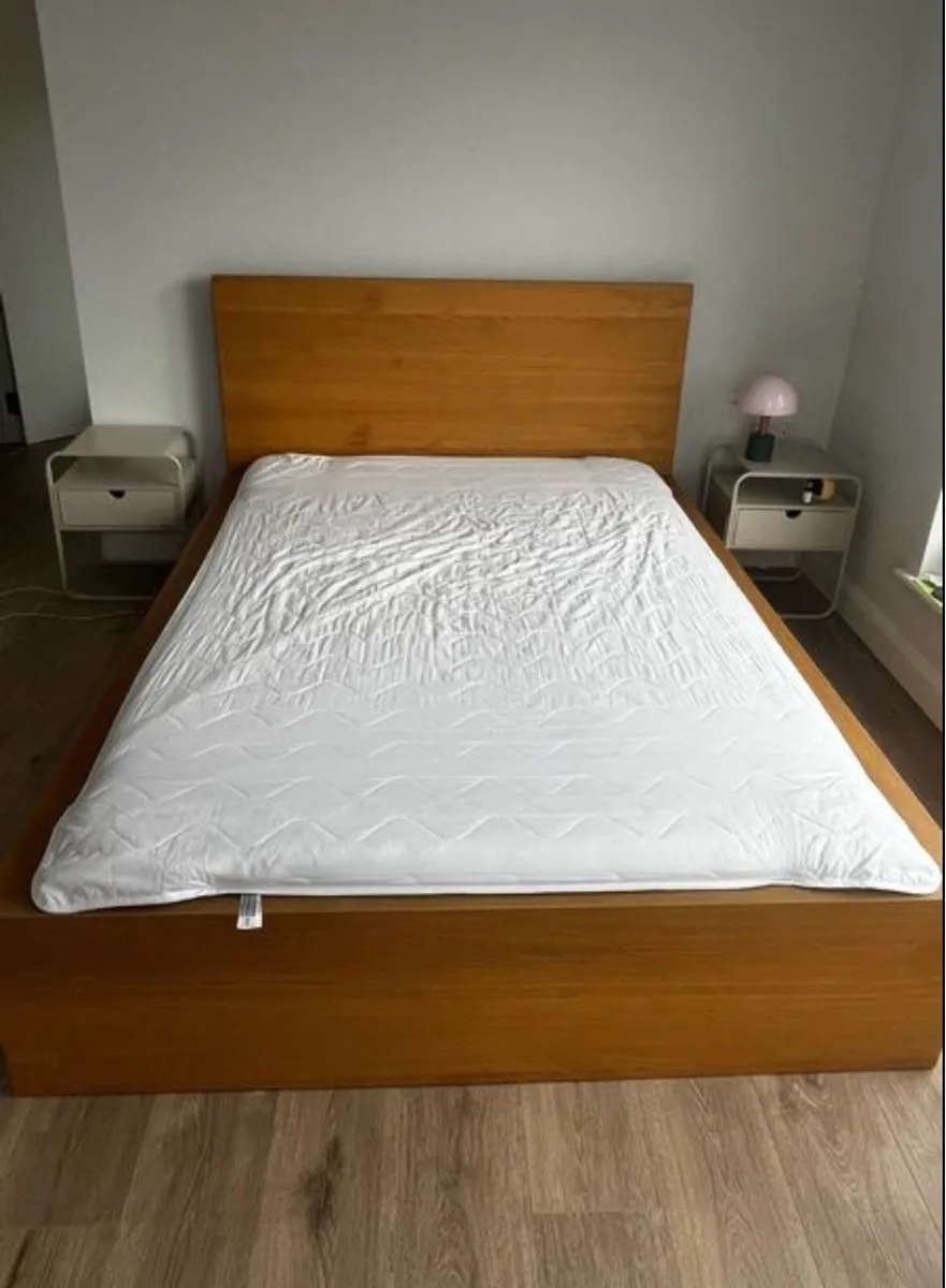 Ikea malm double bed - Image 1