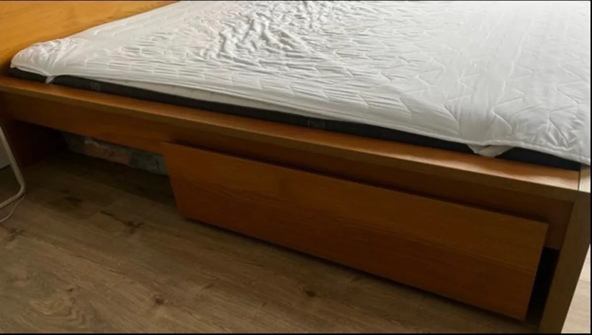 Ikea malm double bed - Image 2