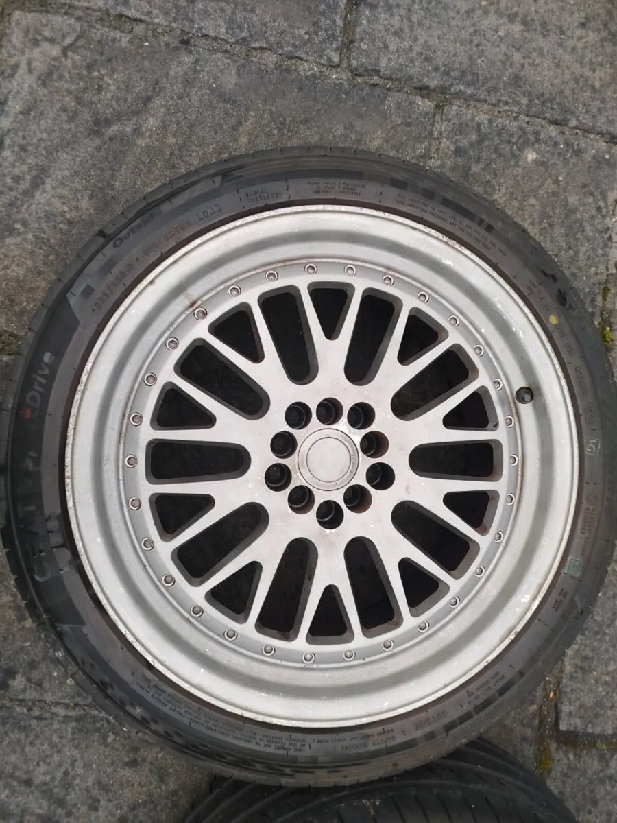 JR 10 18" 5x114.3 Alloy wheels new tyres - Image 3