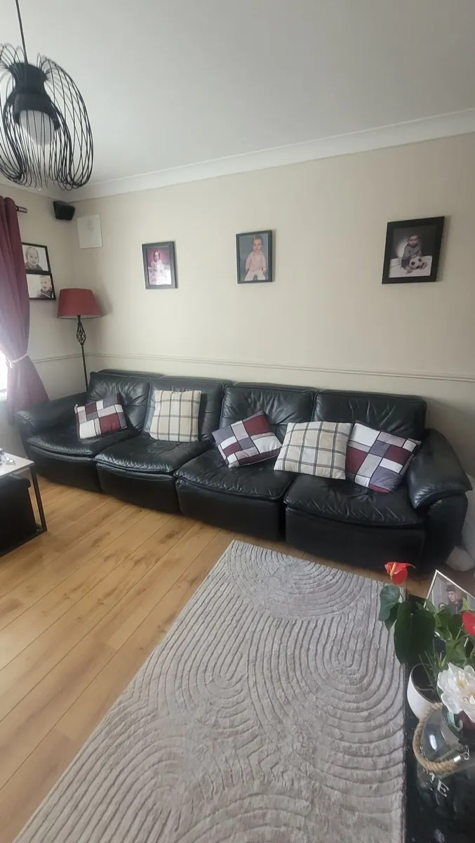 Leather sofa - Image 1