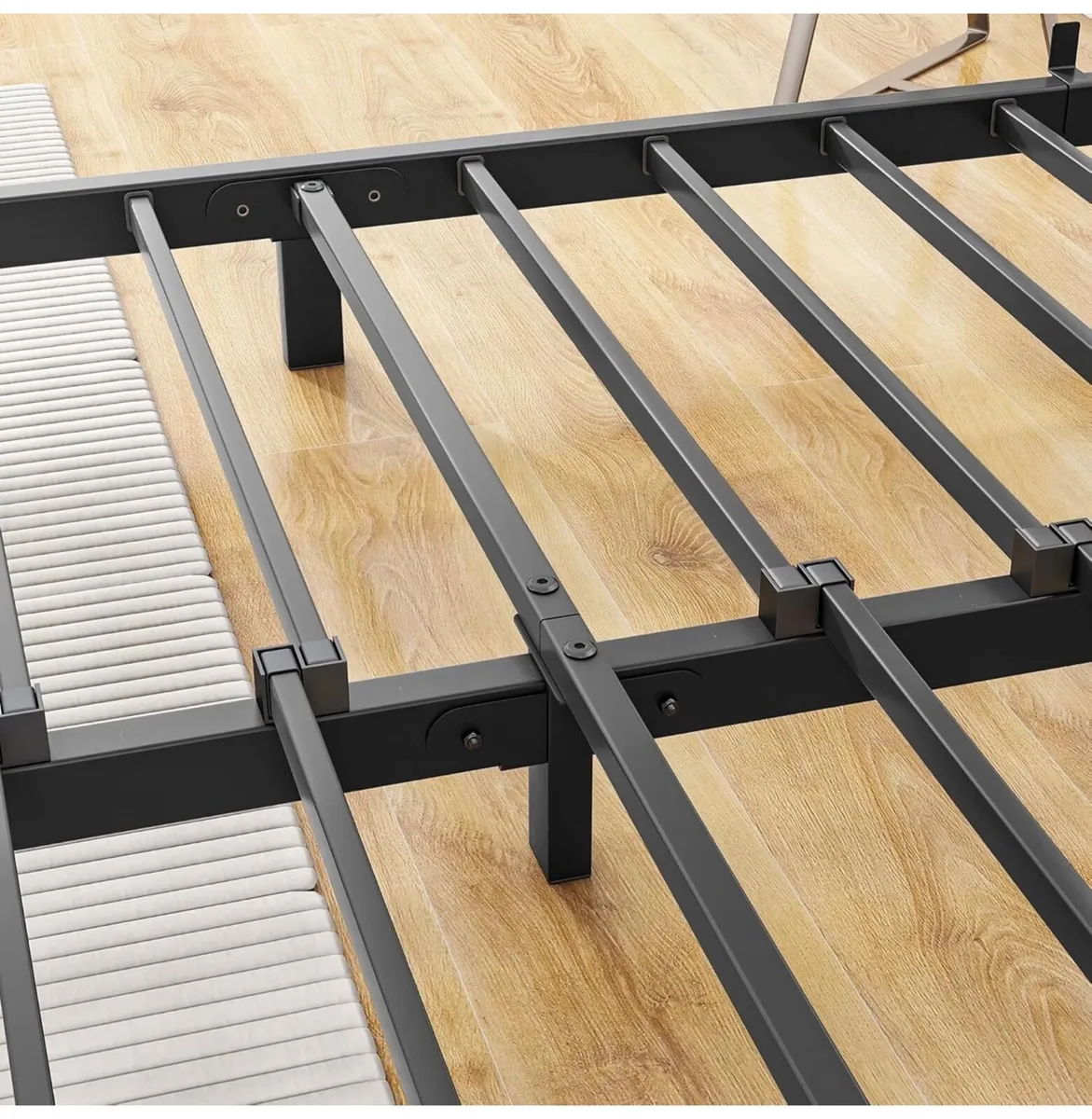 Double Bed Frame,4ft6 Floor Bed Frame Double Bed B - Image 4