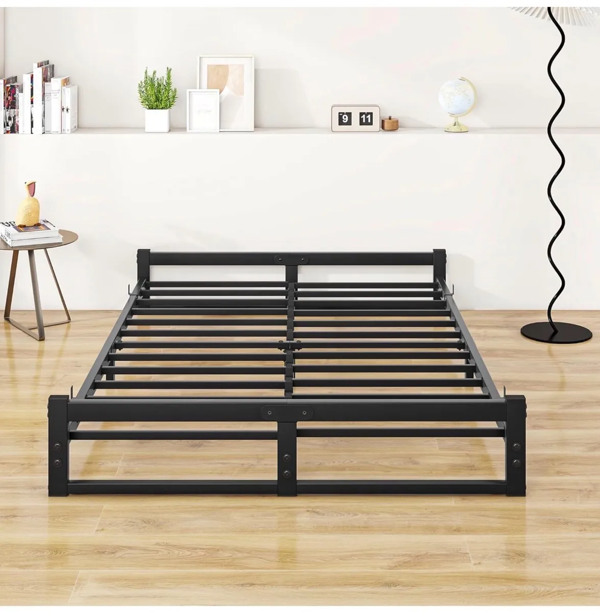 Double Bed Frame,4ft6 Floor Bed Frame Double Bed B - Image 4
