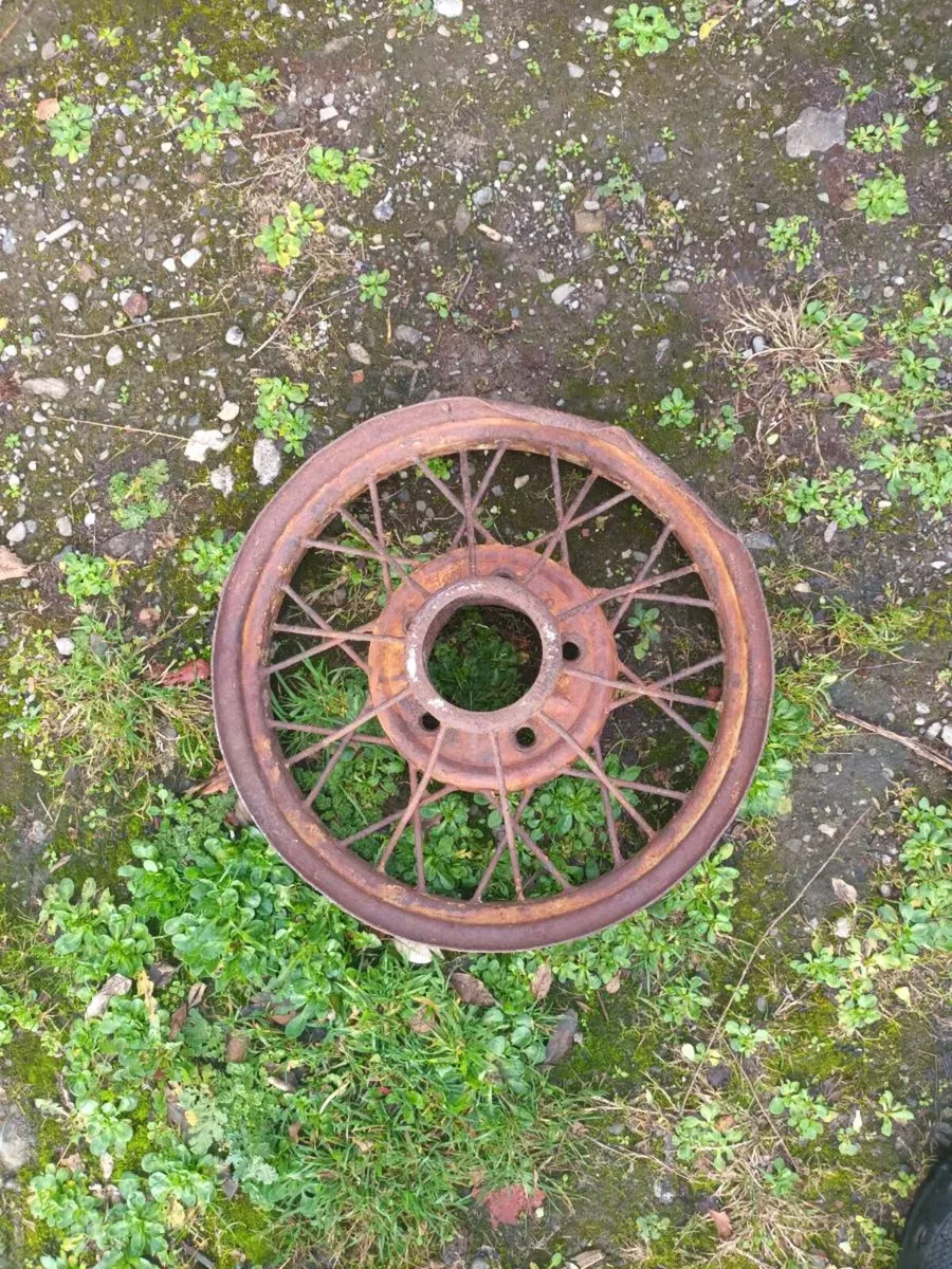Vintage Car Wheel