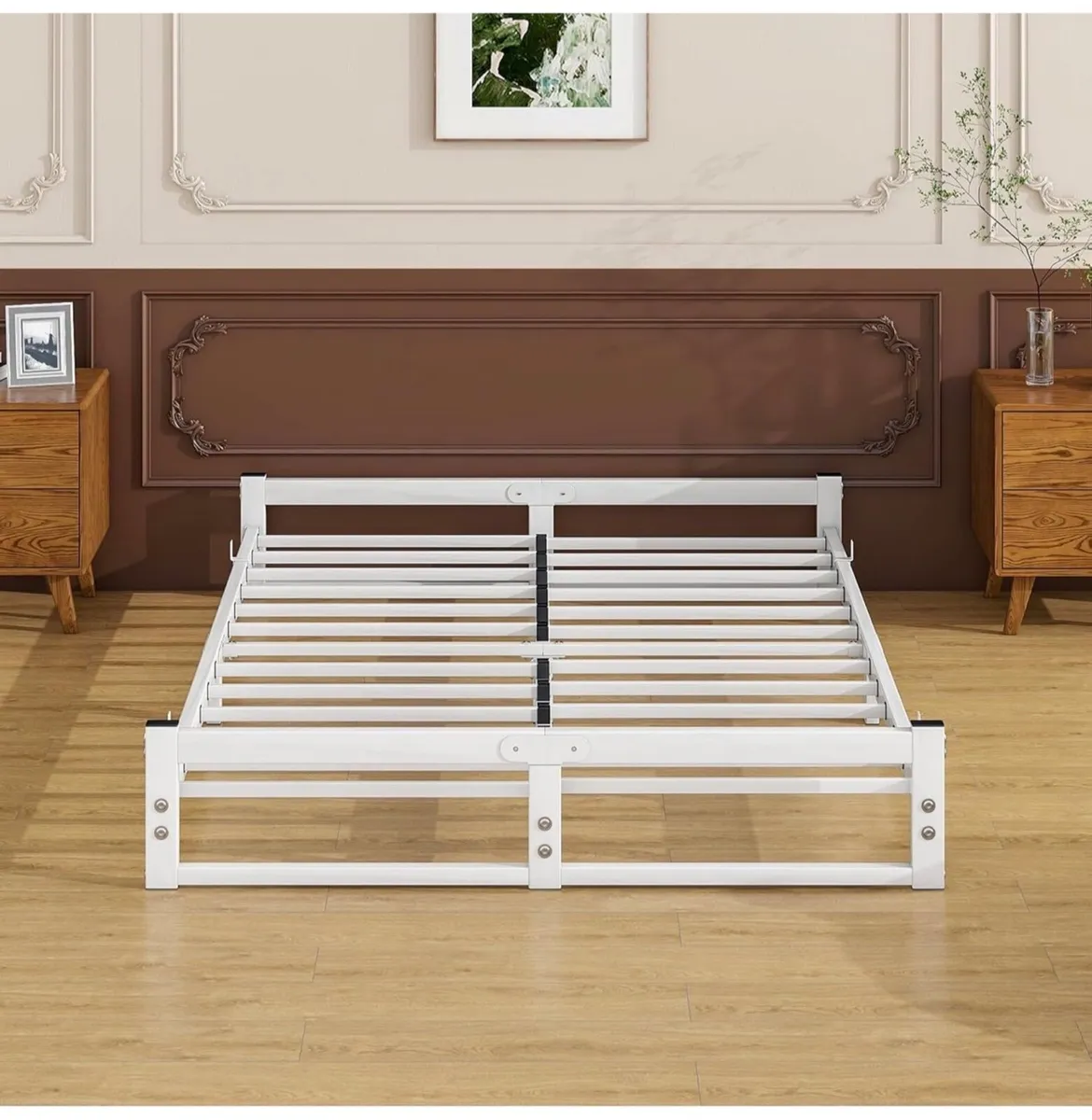 Double Bed Frame,4ft6 Floor Bed Frame Double Bed B - Image 2