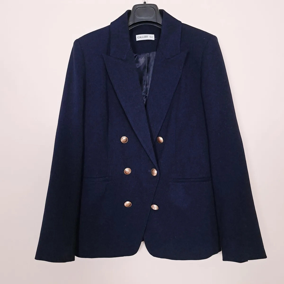 Dunnes Gallery Navy Blue Blazer Jacket 12UK/40EU - Image 1