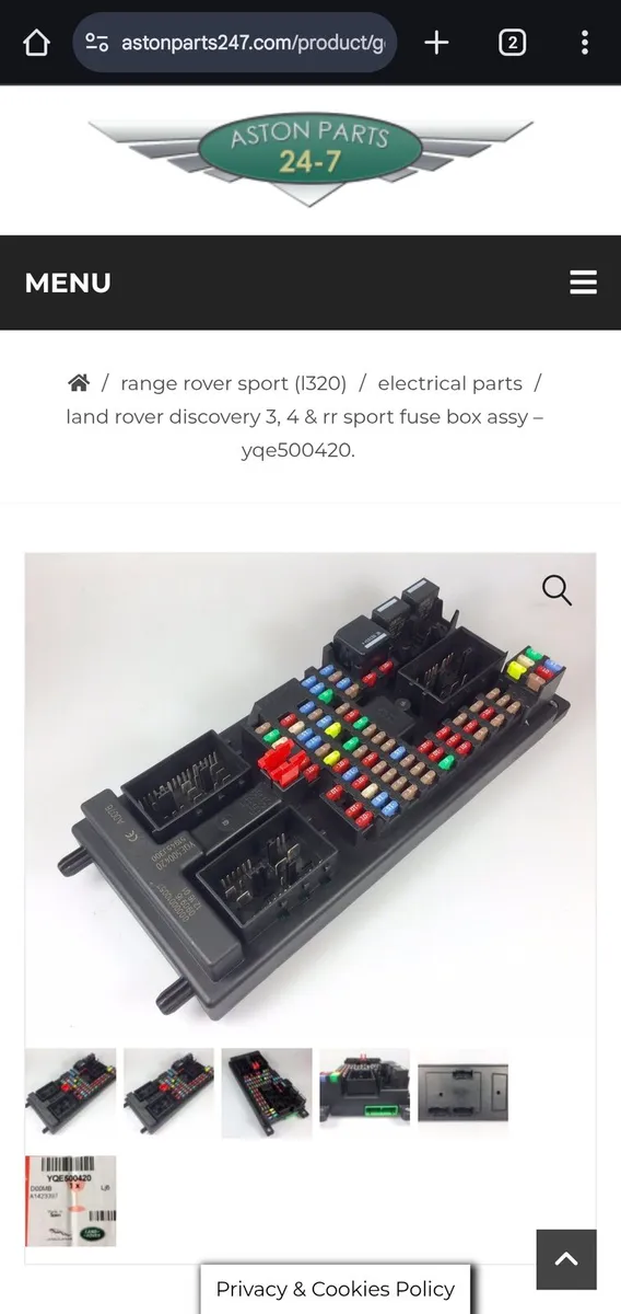RANGE ROVER FUSE BOX - Image 4