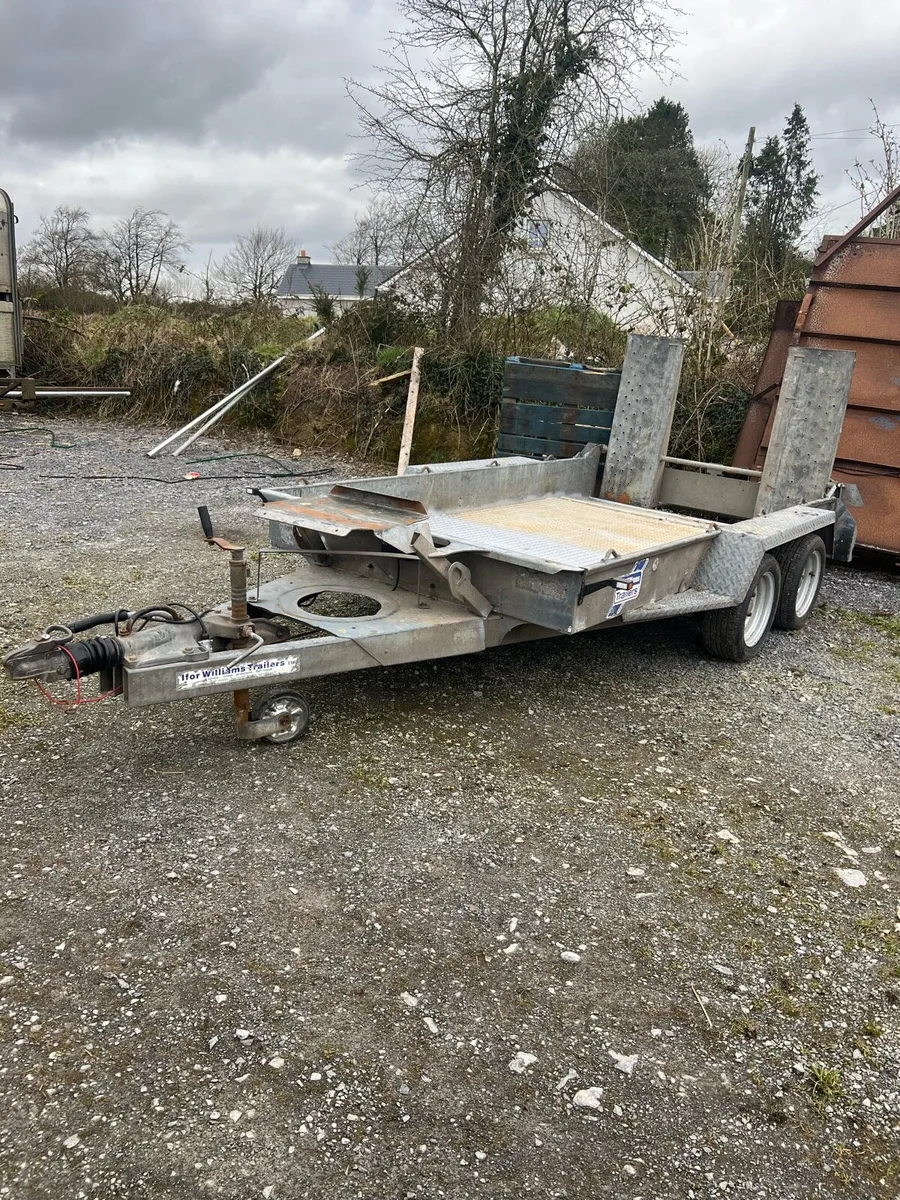 Ifor Williams plant trailer - Image 1
