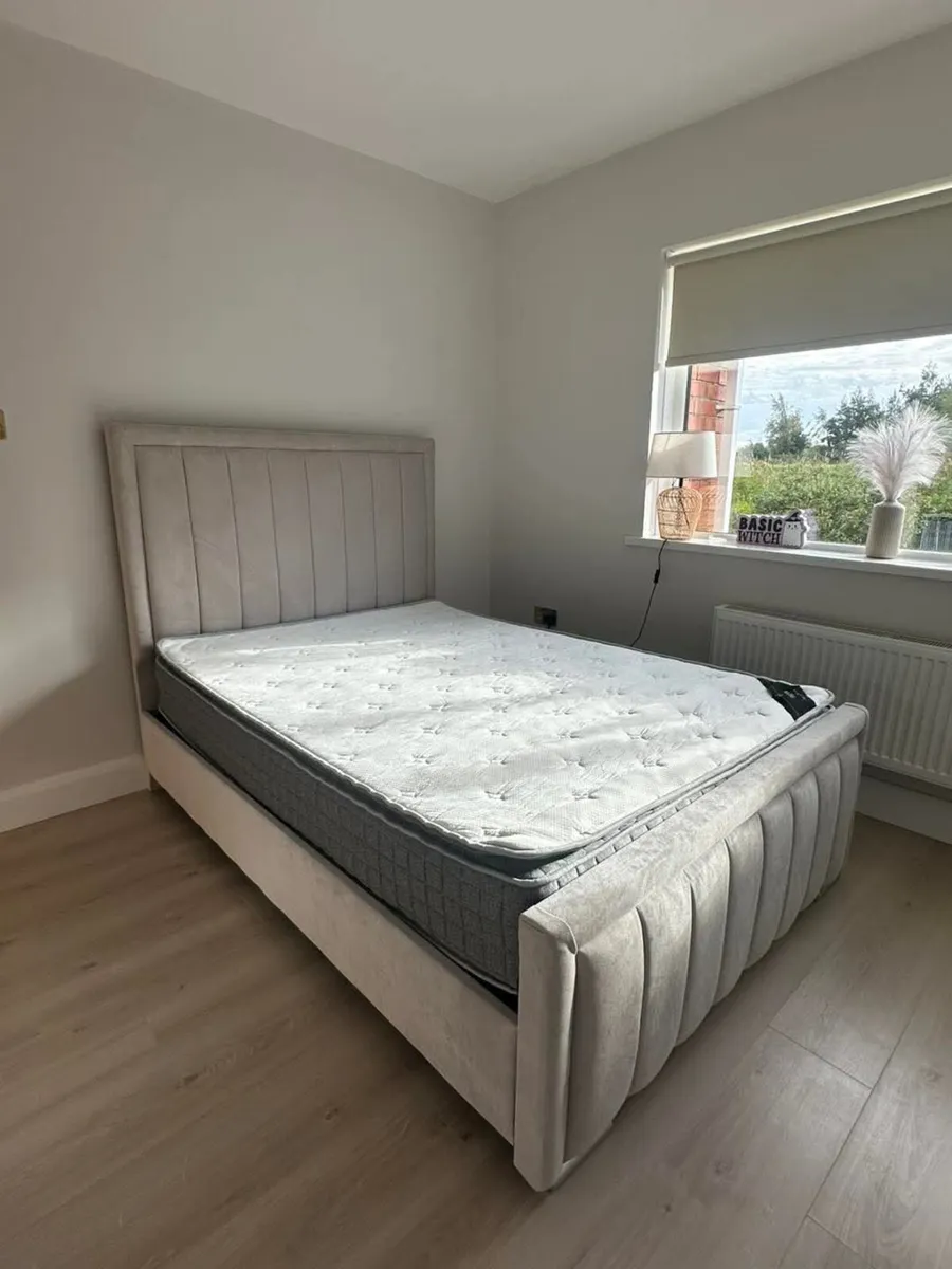 Indiana Panel Double or King Size Bed Frame - Image 4