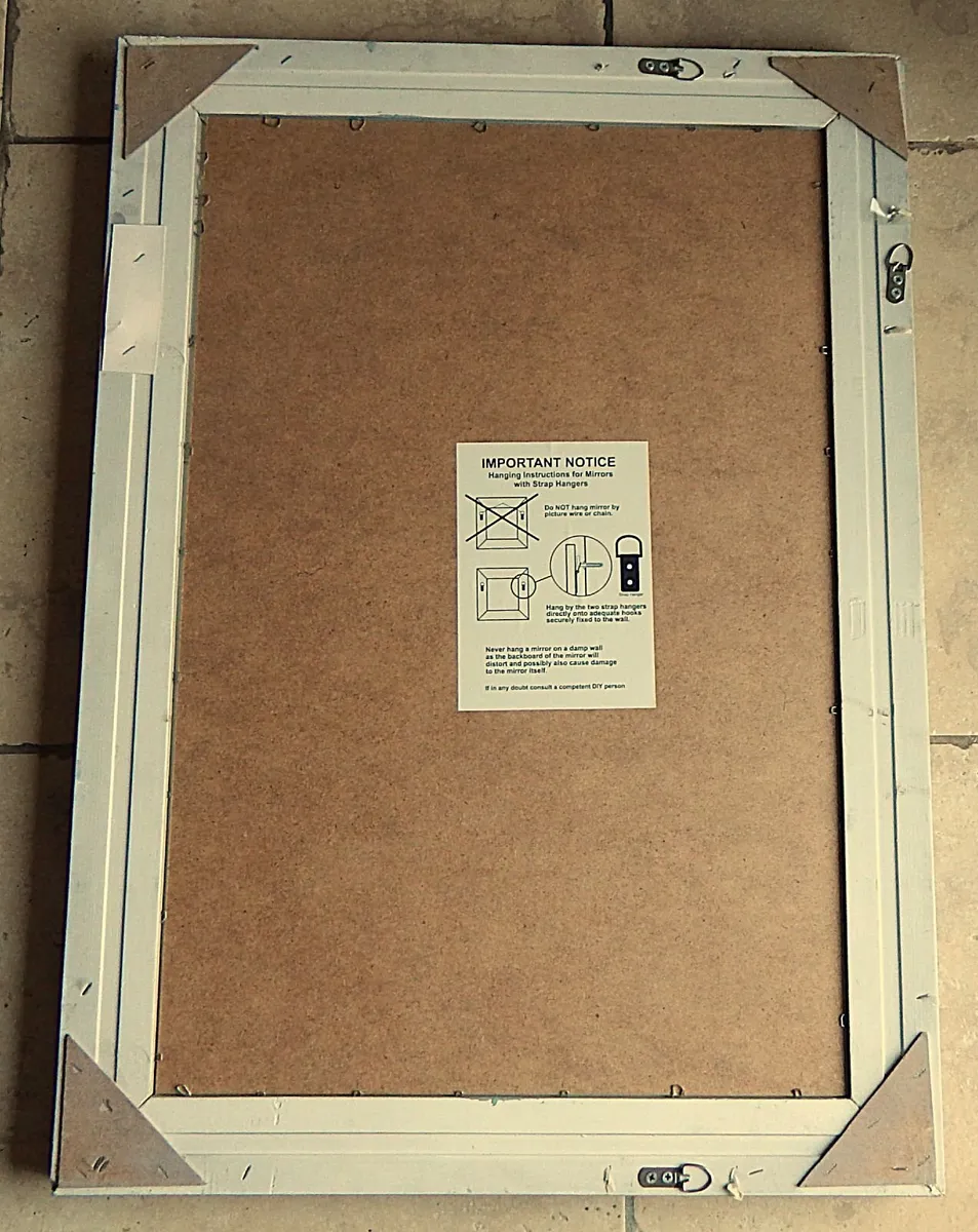 Large Bevelled Edge Wall Mirror in Ornate Frame - Image 4