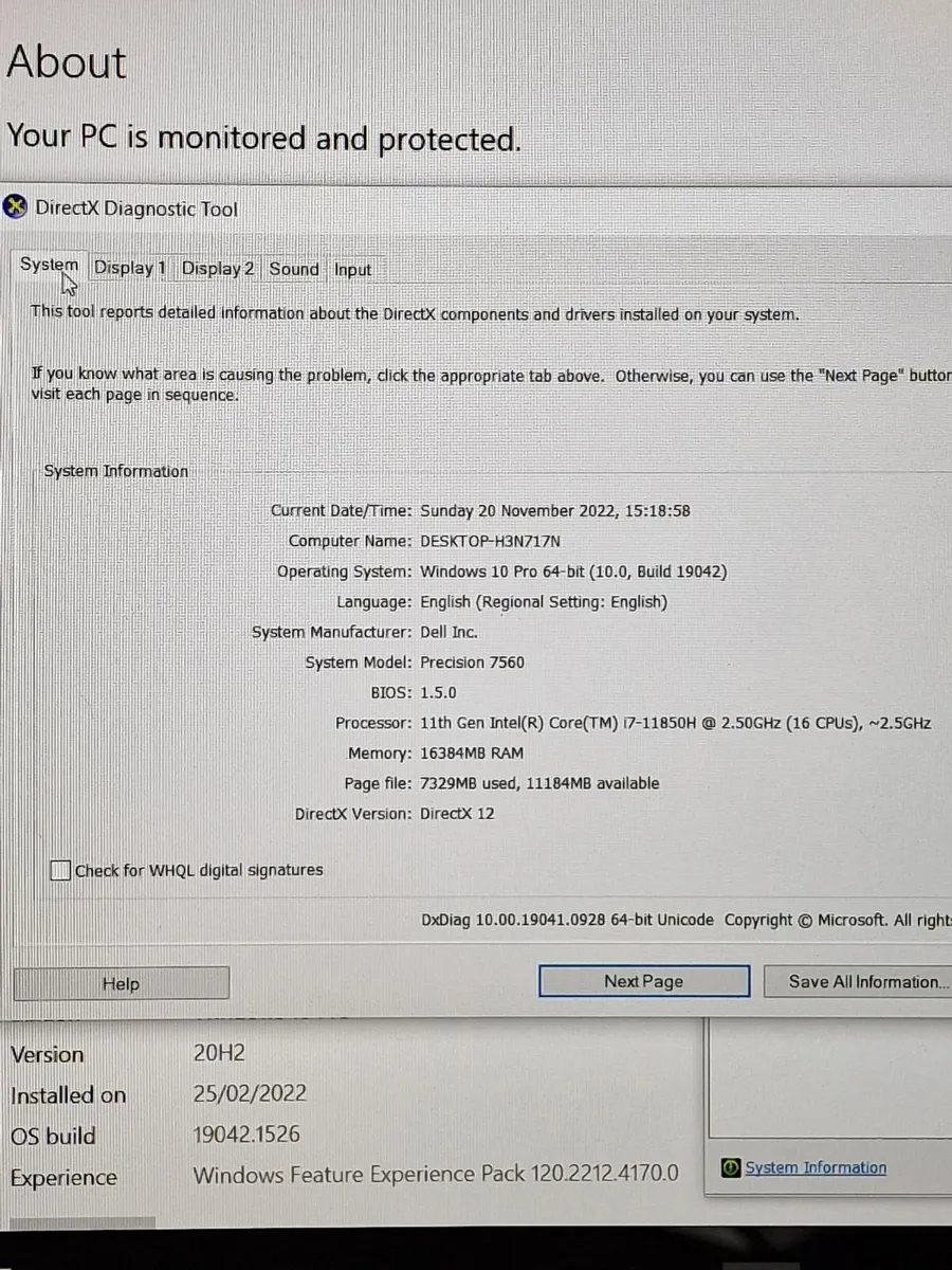 Dell Precision 7560 laptop - Image 3