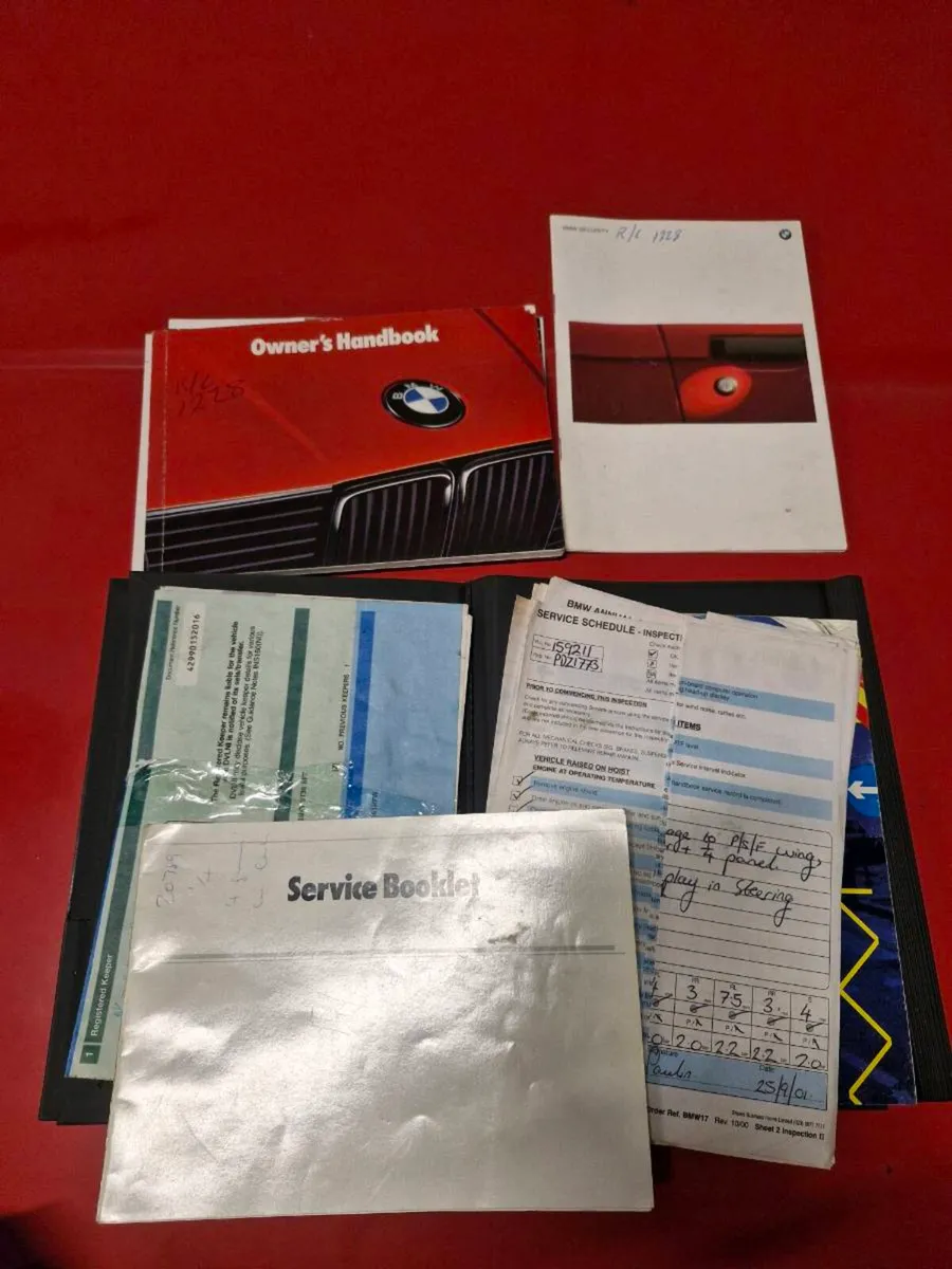 Bmw E30 Full History 2 Keys Serviced Tool kit - Image 2