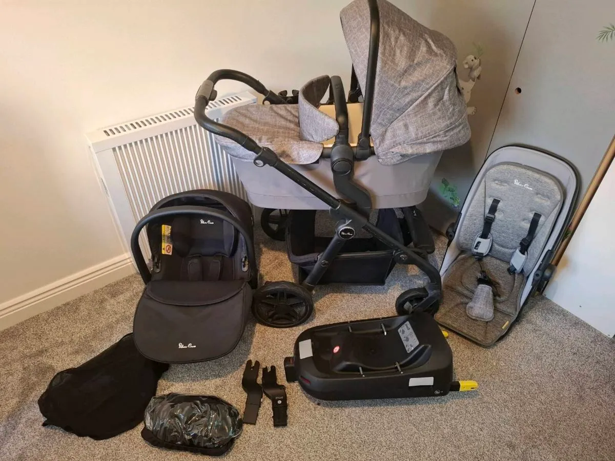 Silver Cross Travel System Pram and Buggy - Image 1