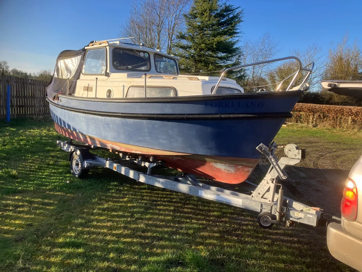 HARDY 20FT +TRAILER NO OUTBOARD - Image 1