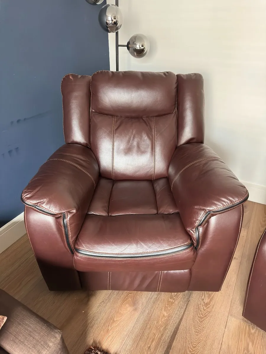 Two Recliner Sofas - Image 2