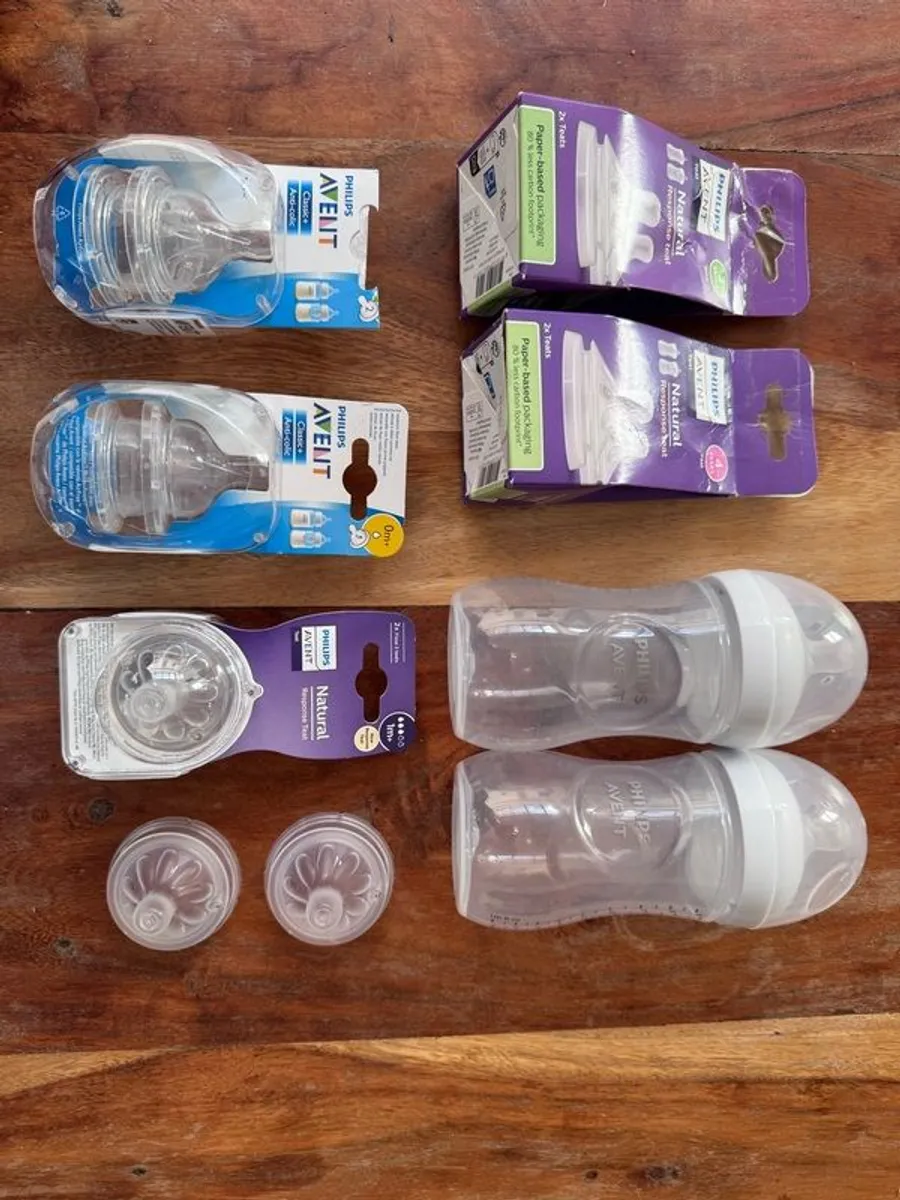 baby bottle Philips Avent, various teats, brand new! - Image 1