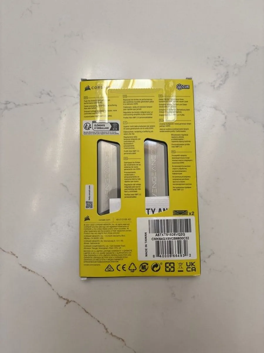 Corsair Vengeance 64GB (32GBx2) DDR5 6600MHz CL32 - Image 2