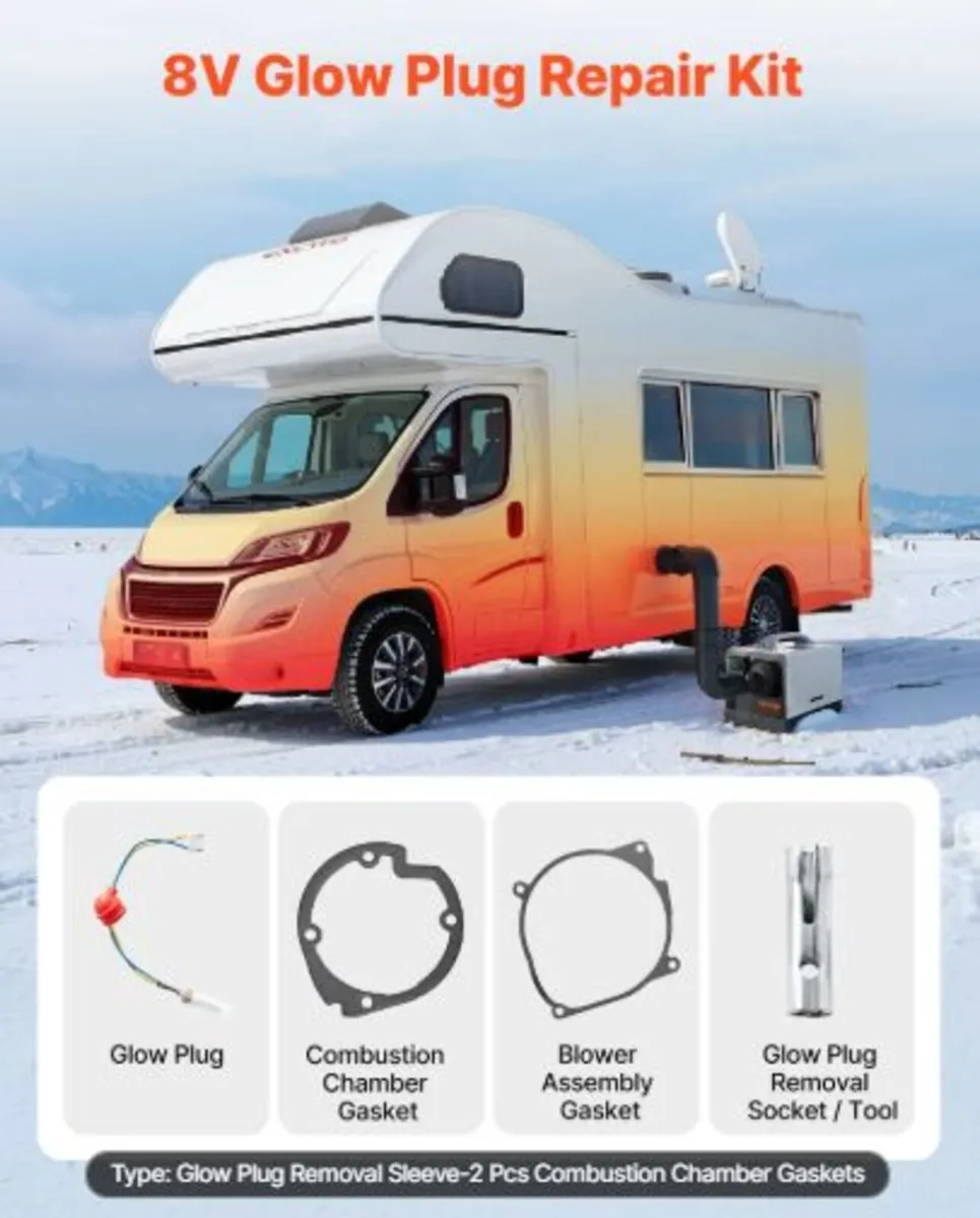 8V Glow Plug Repair Kit, Parking Diesel Heater - Image 2