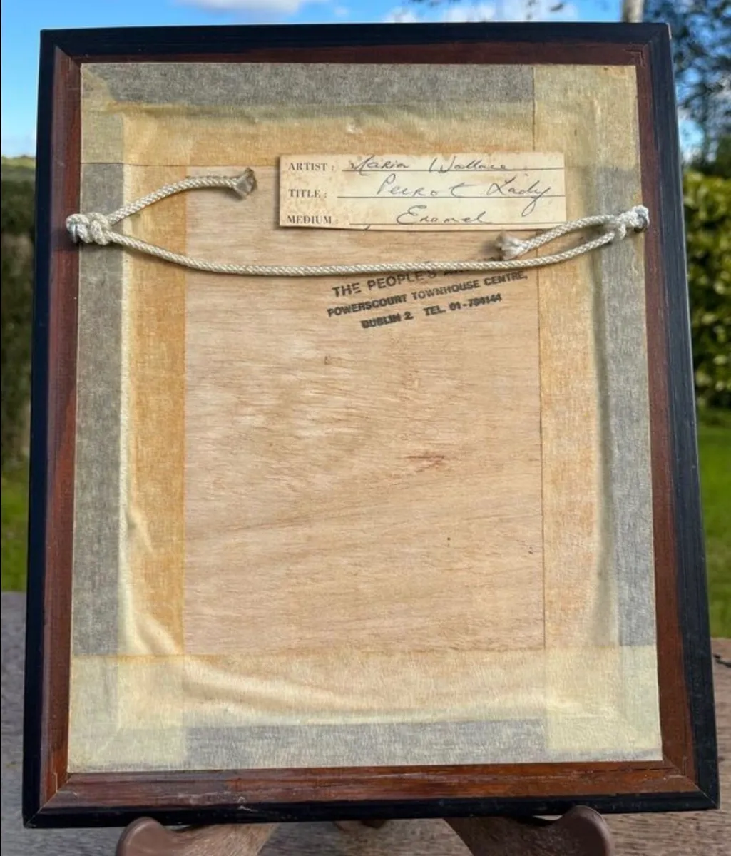 Vintage Irish (Dublin) Enamel wall art - Image 2