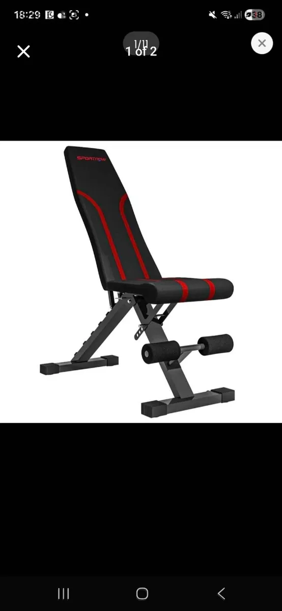 Foldable weights bench - Image 1