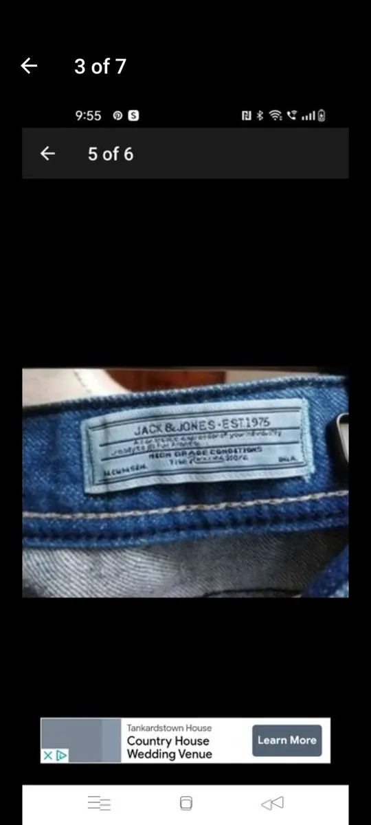 Jack and Jones jeans new with tags leg 36 - waist - Image 3