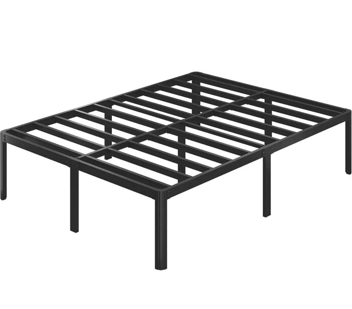 High Double Bed Frame 4ft6 with Rounded Corner Leg - Image 2