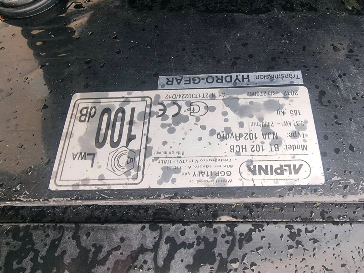 Alpine 16.5Hp Hydro Lawnmower - Image 4