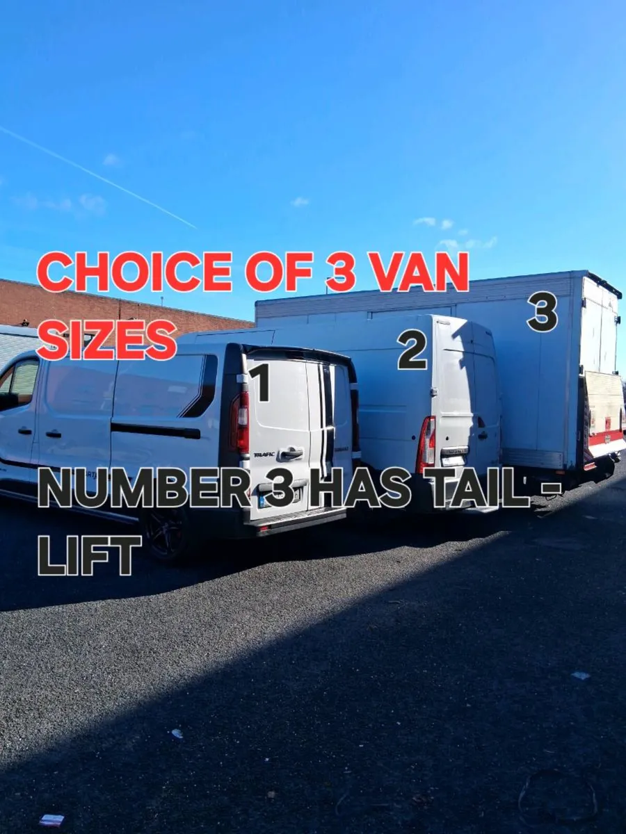 Man with a Big Box van Dublin 0851969514 - Image 1