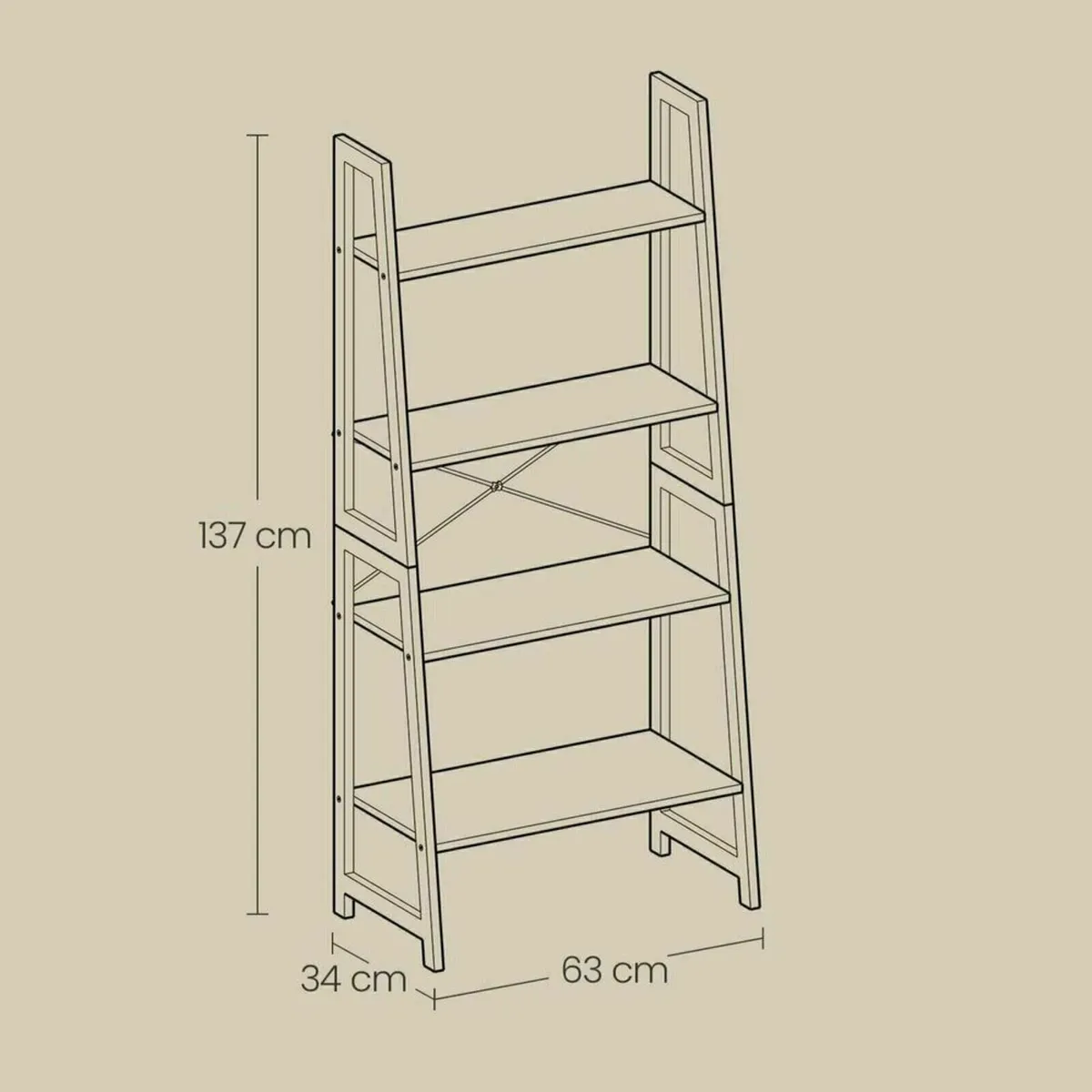 NEW Bookcase Display Unit - Fit into car.. - Image 3