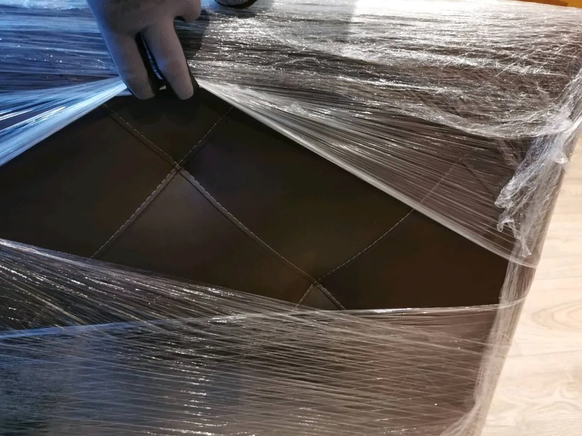 Double bed Leather head board - Image 1