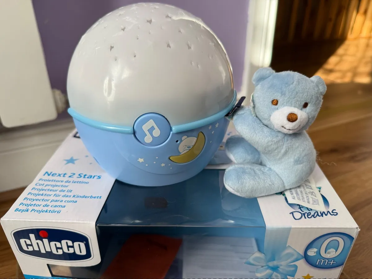 Chicco First Dreams Next 2 Stars Night Light - Blu - Image 2