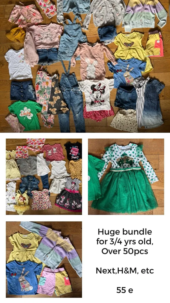 Huge bundle  of clothes for 3-4 yrs old, Next etc - Image 1