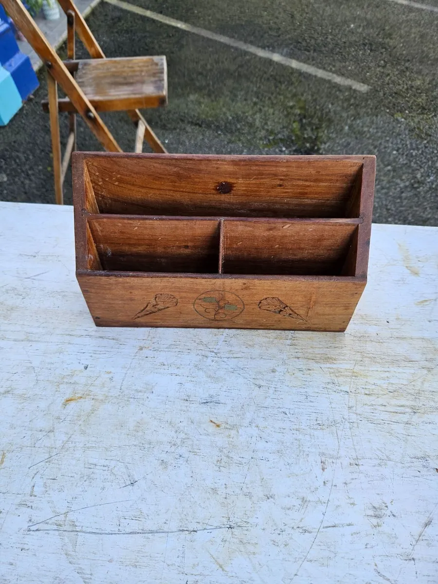 Vintage Antique Stationary Organiser - Image 2