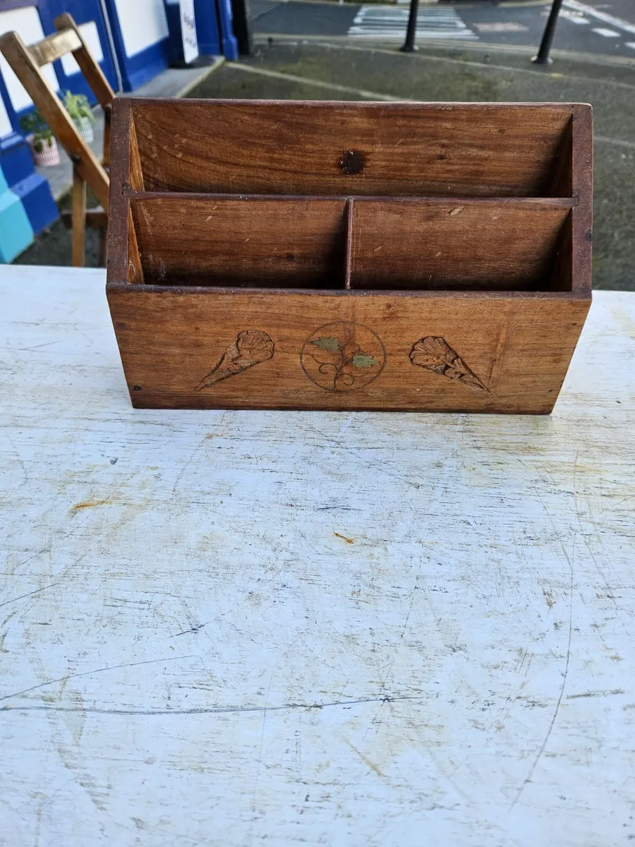Vintage Antique Stationary Organiser - Image 3