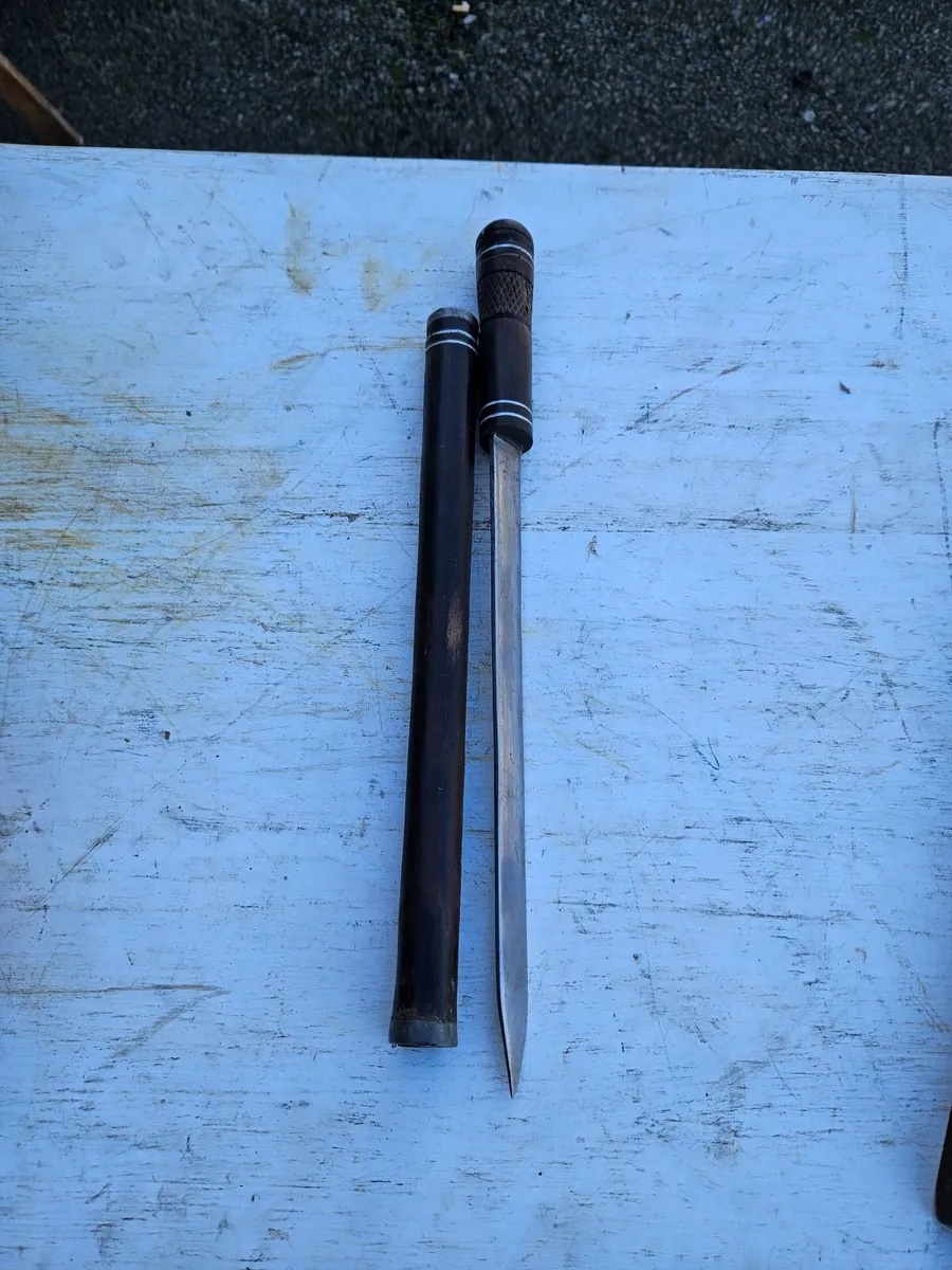 Vintage Ebony Knife - Image 1