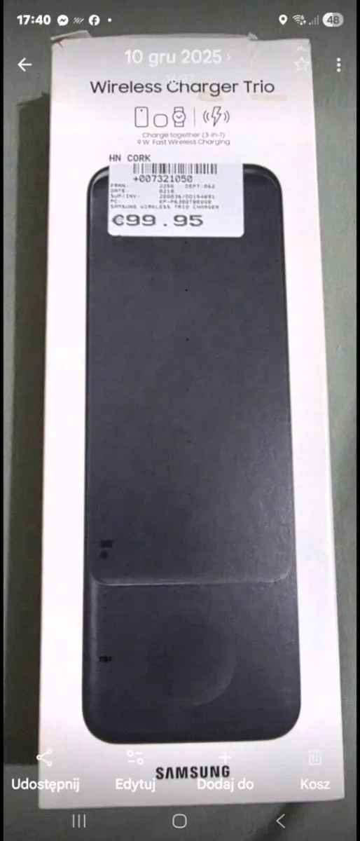 Samsung Whireless Charger Trio - Image 1