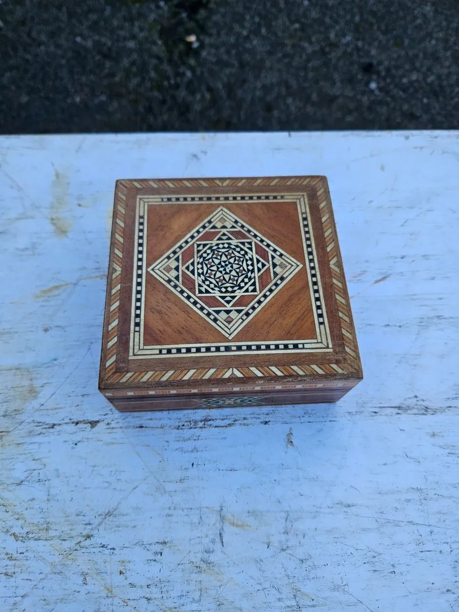 Vintage Small Wooden Box - Image 1