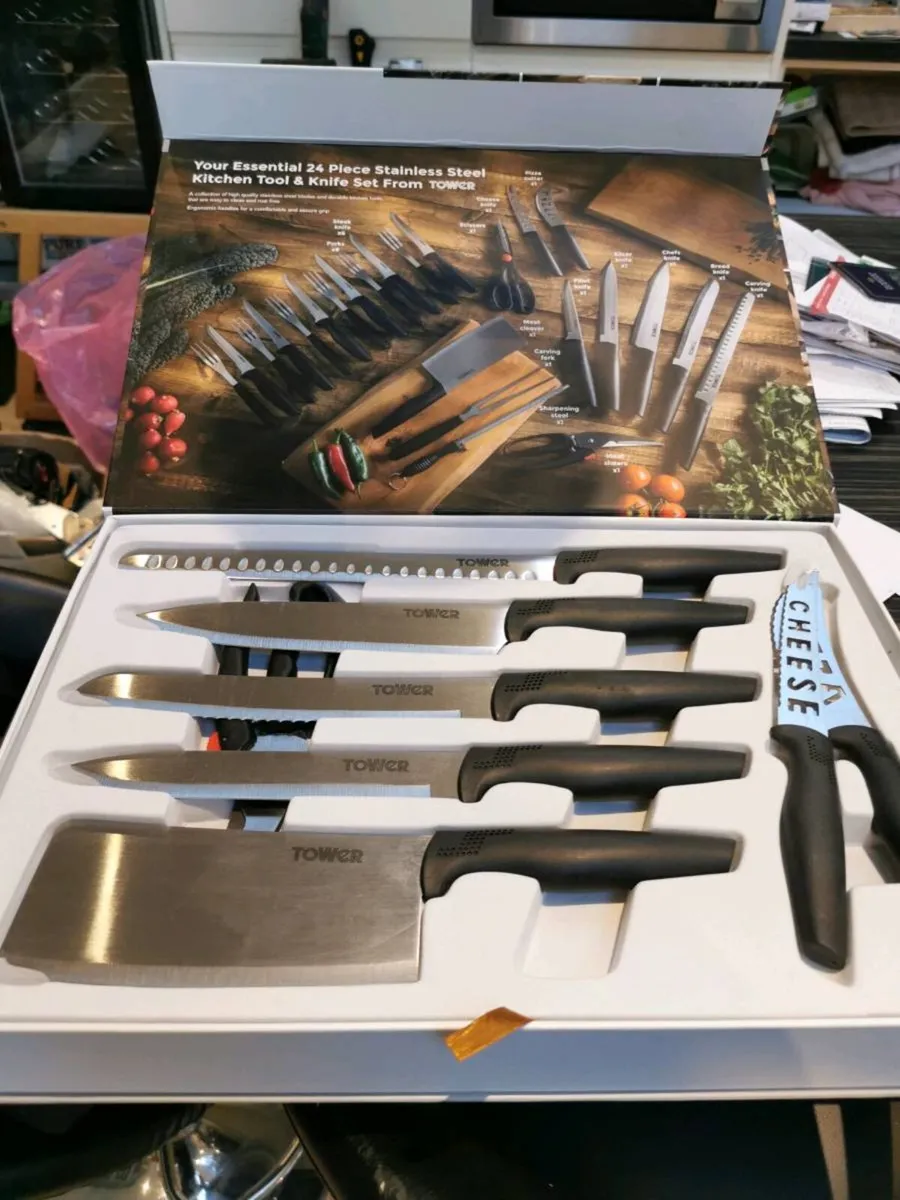 Tower 24 Piece Knife set - Image 2