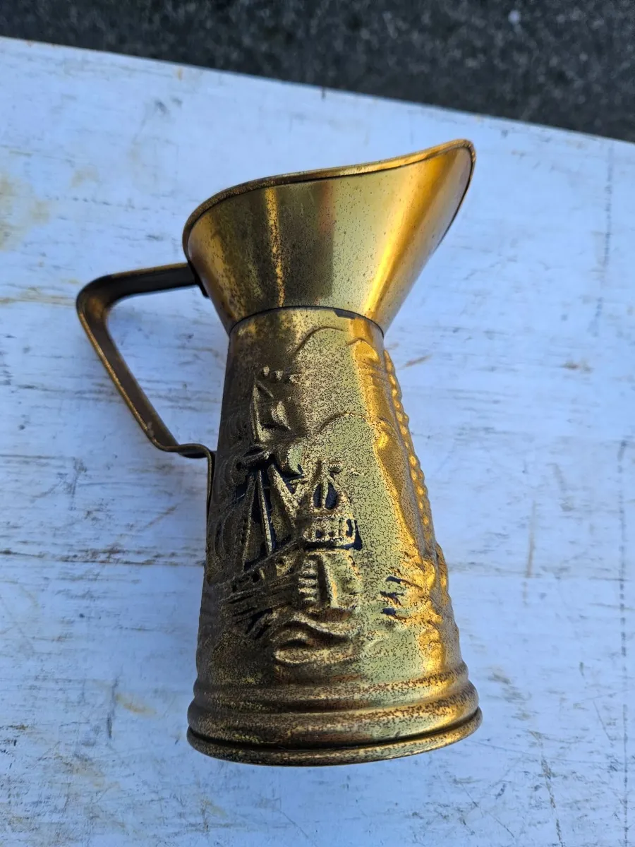 Vintage Brass Jug - Image 2