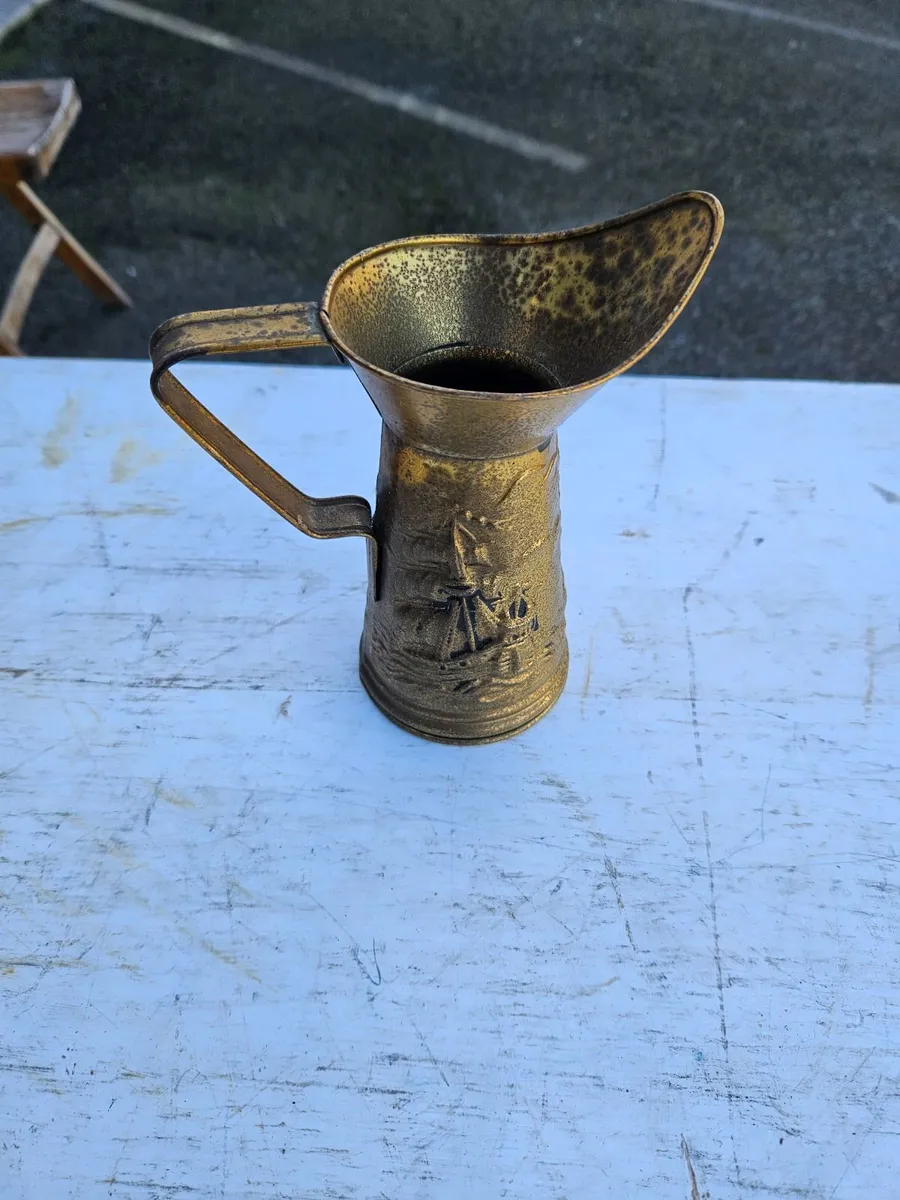 Vintage Brass Jug - Image 1