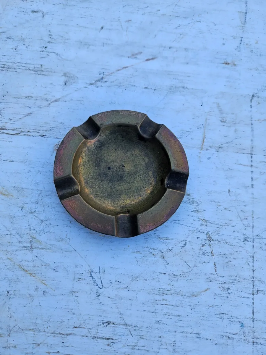 Vintage Brass Ashtray