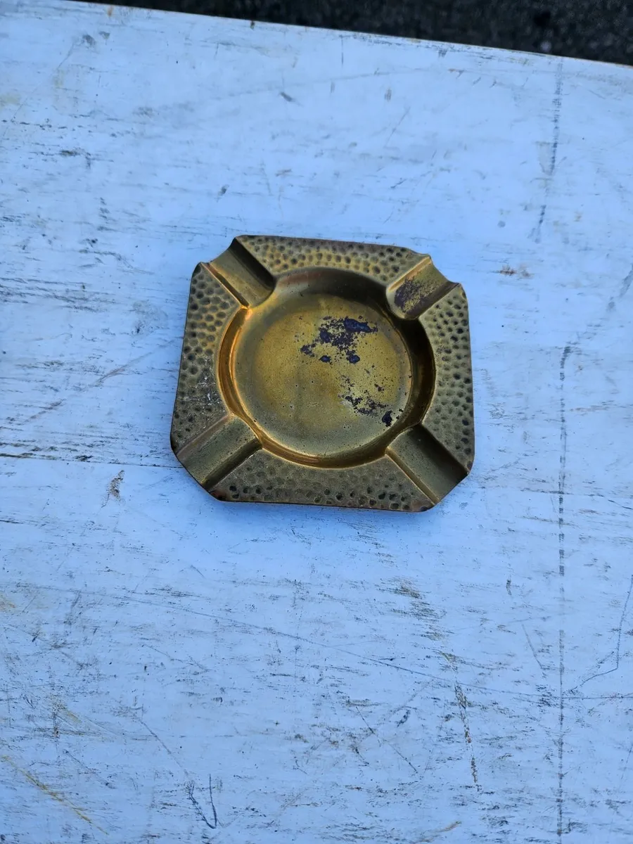 Vintage Brass Ashtray