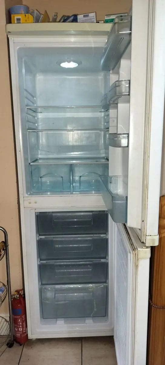 Fridge Freezer for sale working good - Image 3