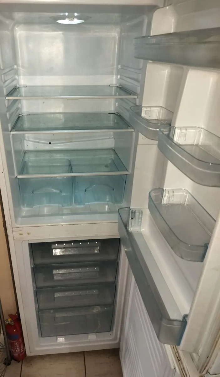 Fridge Freezer for sale working good - Image 2